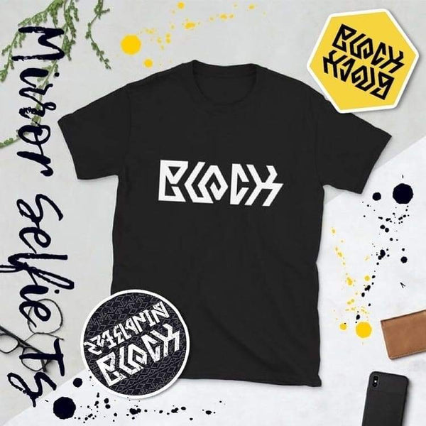 KIDS - BLACK KING Reflective Youth Ambigram T-Shirt - Pride Rocks