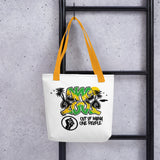 Jamaica Flag One Love Mirror Selfie Ambigram Tote Bag