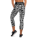 Pride Rocks Black Yoga Capri Leggings
