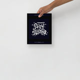 Stay Humble/Hustle Hard Grunge Rotate Poster