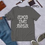 Black Lives Reflective Mirror Ambigram T-Shirt