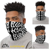 BLACK KING Mirror Ambigram Bandana Gaiter Face Mask - Pride Rocks