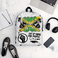 Jamaica Flag One Love Mirror Selfie Ambigram Backpack