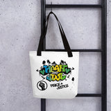 Vincy Pride Heart and Soul Mirror Selfie Ambigram Tote bag