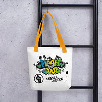 Vincy Pride Heart and Soul Mirror Selfie Ambigram Tote bag