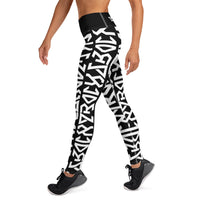 Pride Rocks Black Yoga Leggings