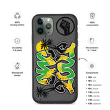 Jamaica Flag One Love Mirror Selfie Ambigram Phone Case