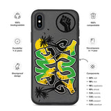 Jamaica Flag One Love Mirror Selfie Ambigram Phone Case