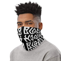 BLACK KING Mirror Ambigram Bandana Gaiter Face Mask - Pride Rocks