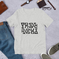 PRIDE ROCKS Ambigram Lettering Unisex T-Shirt - Pride Rocks