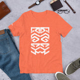 BLACK KING Tribal Mask Pattern Ambigram T-Shirt