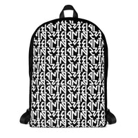 MELANIN EMPRESS Mirror Ambigram Melanin Black Pattern Backpack - Pride Rocks