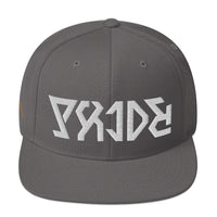 PRIDE ROCKS Unisex Ambigram Art Snapback Hat - Pride Rocks