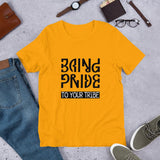 Bring Pride To Your Tribe Ambigram Unisex T-Shirt - Pride Rocks