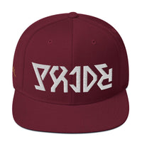 PRIDE ROCKS Unisex Ambigram Art Snapback Hat - Pride Rocks