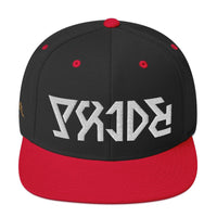 PRIDE ROCKS Unisex Ambigram Art Snapback Hat - Pride Rocks