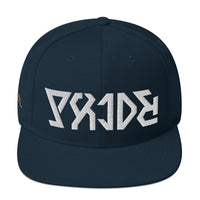 PRIDE ROCKS Unisex Ambigram Art Snapback Hat - Pride Rocks