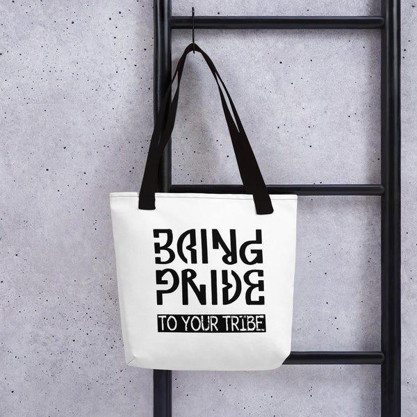 Bring Pride to Your Tribe Ambigram Tote Bag - Pride Rocks