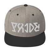 PRIDE ROCKS Unisex Ambigram Art Snapback Hat - Pride Rocks