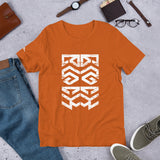 BLACK KING Tribal Mask Pattern Ambigram T-Shirt