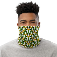 Jamaica Ankh Mashup Bandana Gaiter Face Mask - Pride Rocks