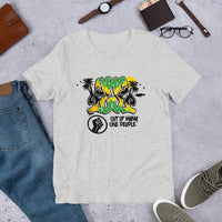 Jamaica Flag One Love Mirror Selfie Ambigram Unisex T-Shirt