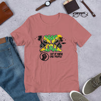 Jamaica Flag One Love Mirror Selfie Ambigram Unisex T-Shirt