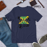 Jamaica Flag One Love Mirror Selfie Ambigram Unisex T-Shirt