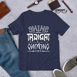 Shine Bright like a Diamond Mirror Selfie Ambigram T-Shirt