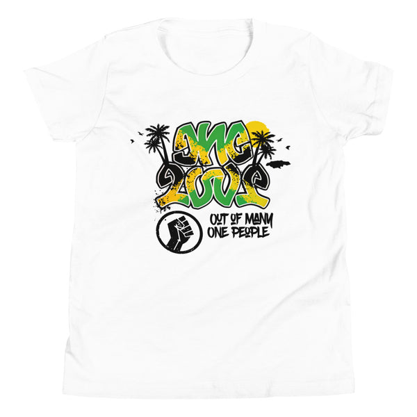 YOUTHS - Jamaica Flag One Love Mirror Selfie Ambigram T-Shirt